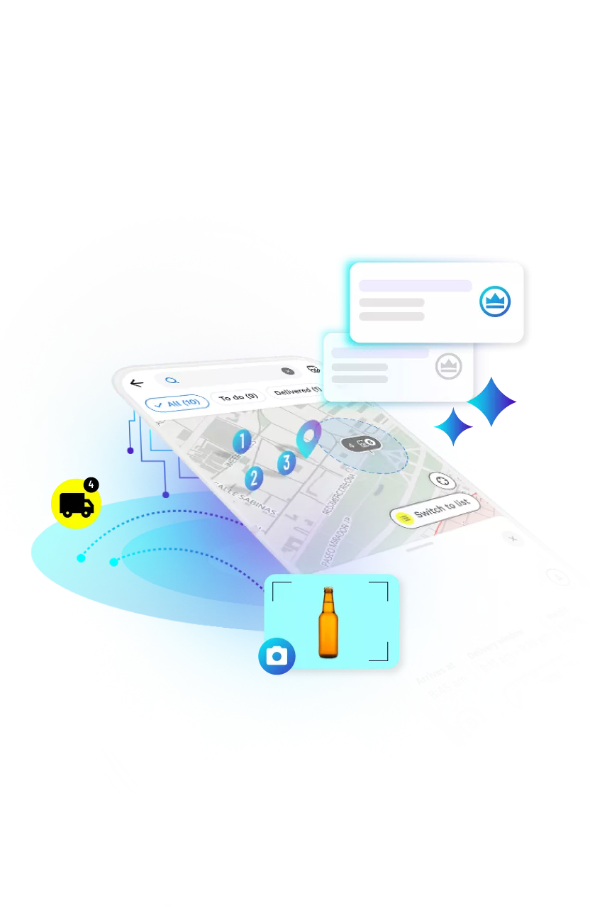 BEES AI smarter frontline execution graphic.