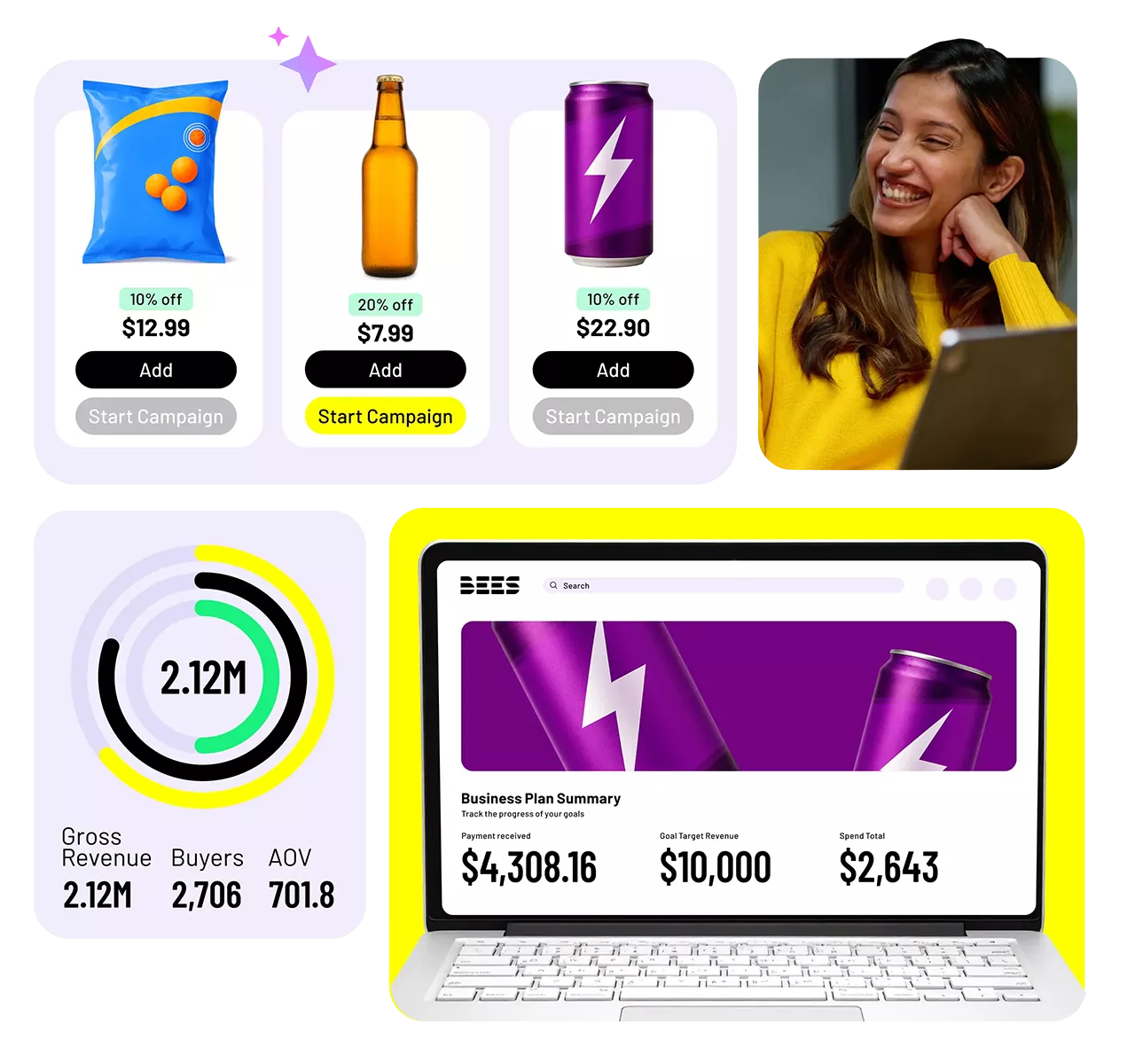 BEES Brand Owners solutions graphic.