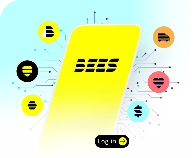 A graphic of BEES products.